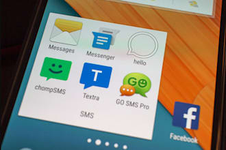 create SMS messaging app, SMS alert app, private chat app, text messaging app