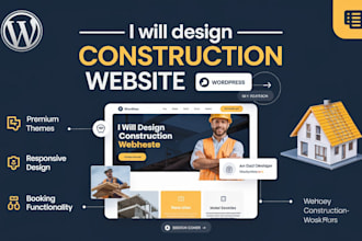 create construction, roofing, plumbing, remodeling, cleaning website design