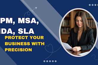 ppm msa nda sla partnership operating joint venture contract
