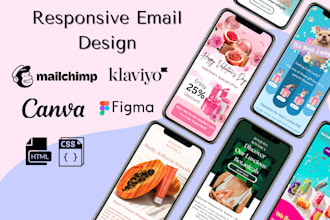 create a custom email campaign and flow design within 2 days