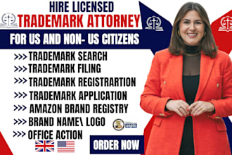 be your trademark attorney for trademark filing registration amazon on uspto