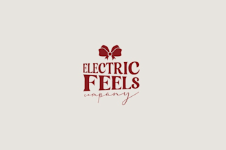 looking fun aesthetic gift shop brand logo