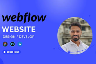 design and develop custom webflow websites