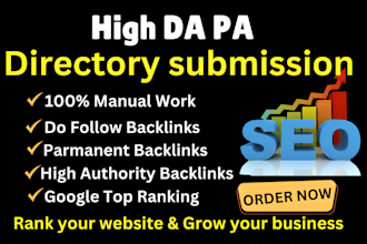 do top directory submission SEO backlinks for rank  your website