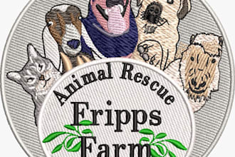 do embroidery digitizing into dst, pes, jef file into 1 hour