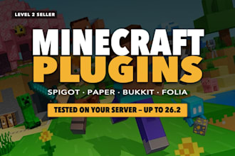 develop a individual minecraft plugin for your spigot or paper server