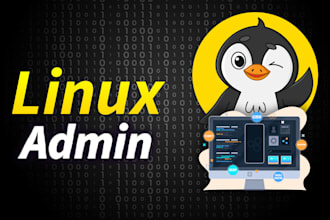 be your linux system administrator for server setup and support