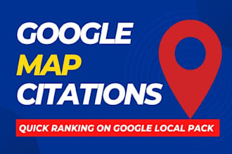 do 5000 google maps citations for gmb ranking and local SEO