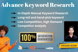 do advance SEO keyword research and competitor analysis