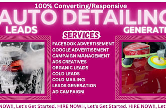 auto detailing marketing auto detailing leads, detailing facebook and google ads