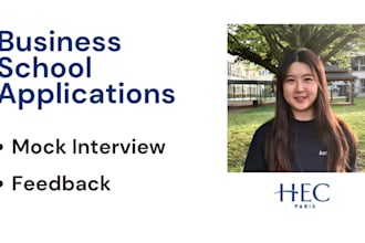 conduct mock interviews for business school admissions