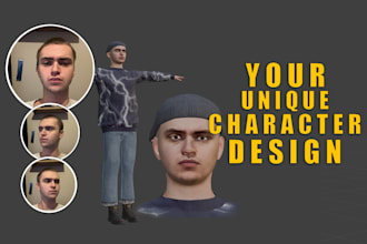create a 3d character model
