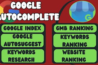 do google autocomplete, and autosuggest and rank your website