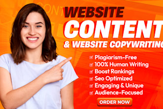 be your SEO website content writer for website copywriting