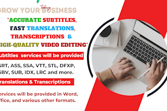 top notch video editing subtitling and language services