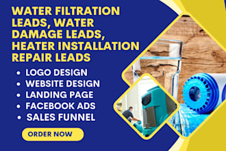 generate water filtration leads water damage, heater installation repair leads