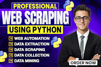 build a python web scraper to extract, parse and automate data scraping