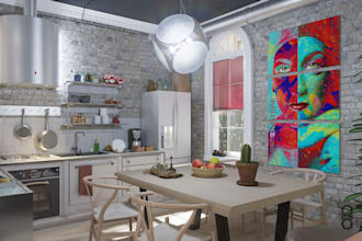do cgi 3d restaurant, 3d café office 3d bar house, interior design 3d shipping