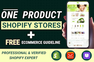 design a high converting one product shopify dropshipping store