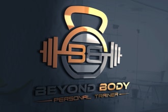 design eye catching 2d 3d logo for fitness gym sports wellness and any business