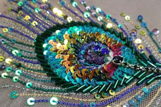 sequins embroidery digitization hotfix , stitch