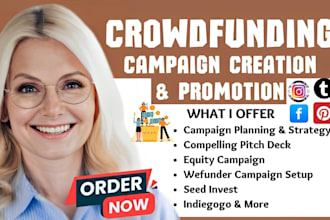 do equity crowdfunding campaign creation promotion on wefunder, gofundme
