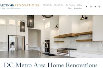 design home remodeling shopify store home repair, home renovation website