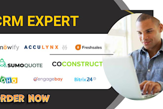 setup sumoquote freshsales acculynx zoho knowify coconstruct bitrix24 engagebay