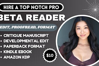 beta read your manuscript