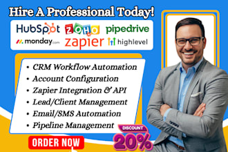 do hubspot automation gohighlevel zoho crm close io pipedrive zapier integration