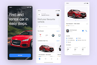 develop car rental app fleet management app with live tracking for your business