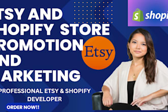 etsy and shopify store promotion etsy traffic shopify marketing etsy seo rank