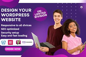 create SEO optimized, responsive wordpress website design
