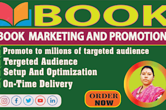 do professionally book marketing and promotion