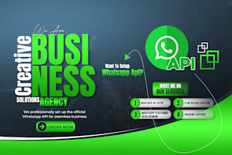 setup official whatsapp API  for your business