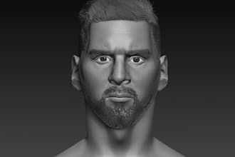 form 2d image into 3d model, miniatures,figures,zbrush,sculptor printable,ttrpg