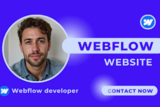 clone, fix and design webflow website, figma to webflow landing page as expert