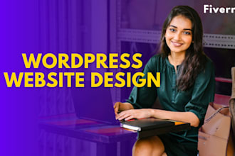 build wordpress website development, business website or wordpress blog website