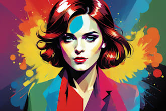 make professional wpap pop art portrait