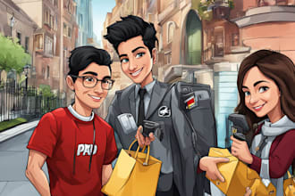 do a cartoon portrait of you, perfect gift