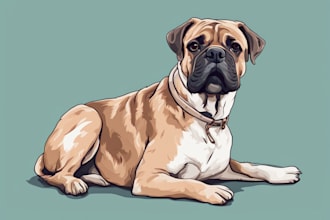 draw illustration pet portrait vector art