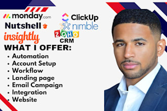 insightly,monday crm, nutshell, click up, freshsales, nimble crm, jira 17hats