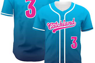 do baseball and softball sublimation jersey design