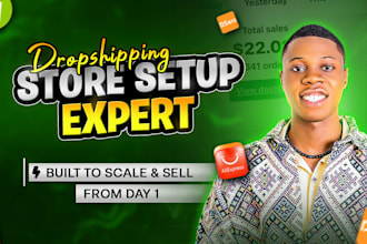 create high converting shopify store for your product or dropshipping