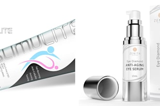 do professional skincare cosmetic logo and product design 24 hours