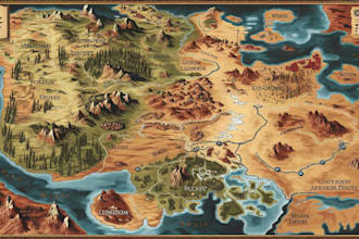 create a high quality fantasy map for dnd, stories and campaigns