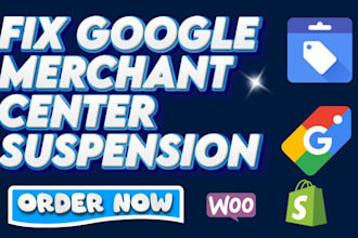 fix google merchant center suspension, misrepresentation policy violations