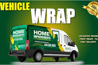 do awesome van wrap, car wrap, truck wrap, bus wrap and vehicle wrap