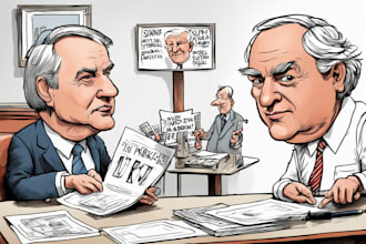draw satire, editorial or political cartoons for you