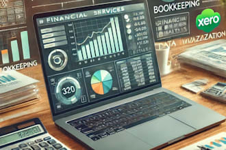 do task related to excel, tableau, quickbooks, xero, finance